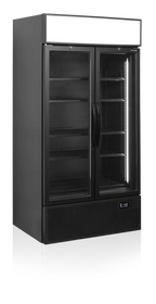 Tefcold Getränkekühlschrank FSC1000HBLACK schwarz