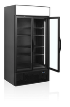 Tefcold Getränkekühlschrank FSC1000HBLACK schwarz