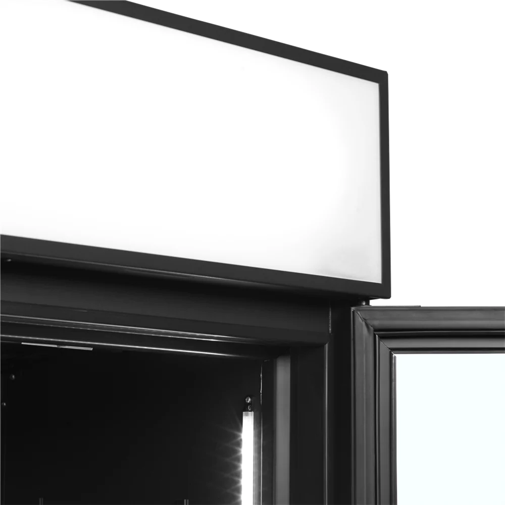 Tefcold Getränkekühlschrank FSC1000HBLACK schwarz