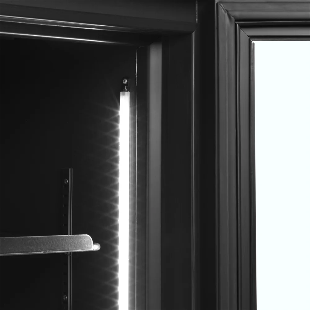 Tefcold Getränkekühlschrank FSC1200HBLACK schwarz