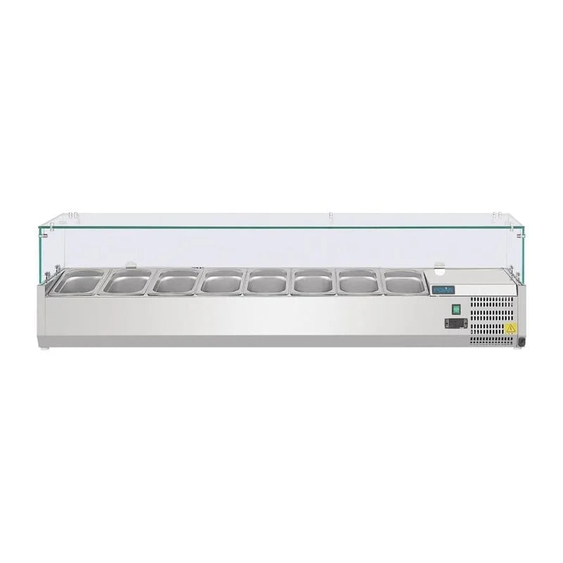 Polar Serie G Aufsatzkühlvitrine 8 x GN1/4