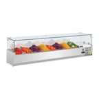 Polar Serie G Aufsatzkühlvitrine 8 x GN1/4