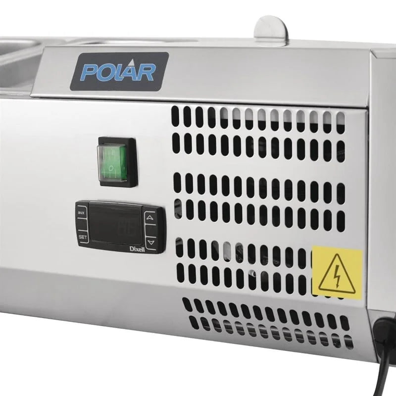 Polar Serie G Aufsatzkühlvitrine 8 x GN1/4