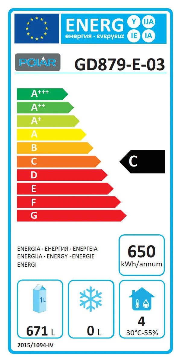 Kühlschrank Polar 960 2-türig