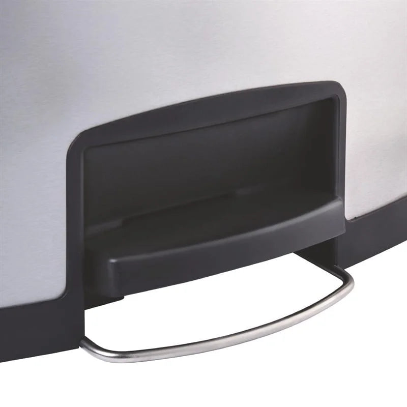 Rubbermaid Slim Jim Front Step Pedaleimer Edelstahl 30L