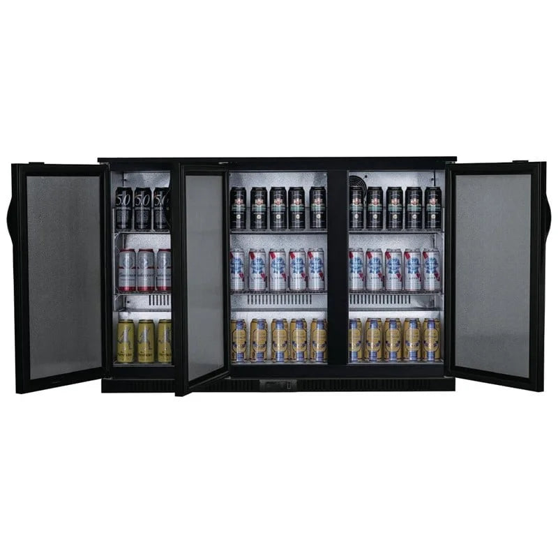 Polar G-Serie Barkühlschrank mit drei Türen, 320 L