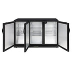 Polar G-Serie Barkühlschrank mit drei Türen, 320 L