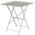 Bolero Terrassentisch 600x600 mm, Stahl grau, klappbar