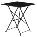 Bolero Terrassentisch 600x600 mm, Stahl schwarz, klappbar