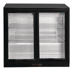 Polar Serie G Barkühlschrank mit 2 Schiebetüren 198L