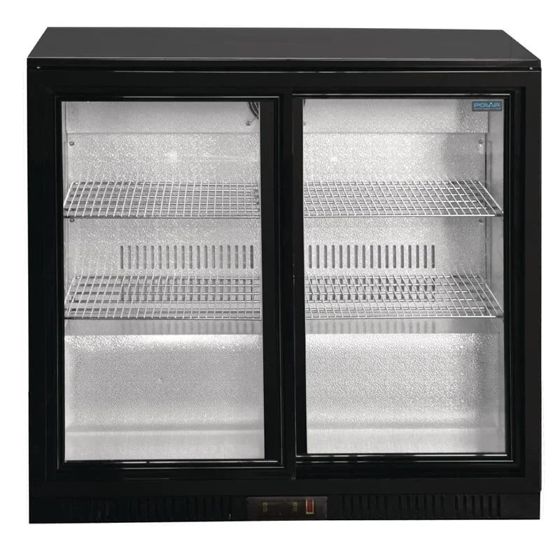 Polar Serie G Barkühlschrank mit 2 Schiebetüren 198L