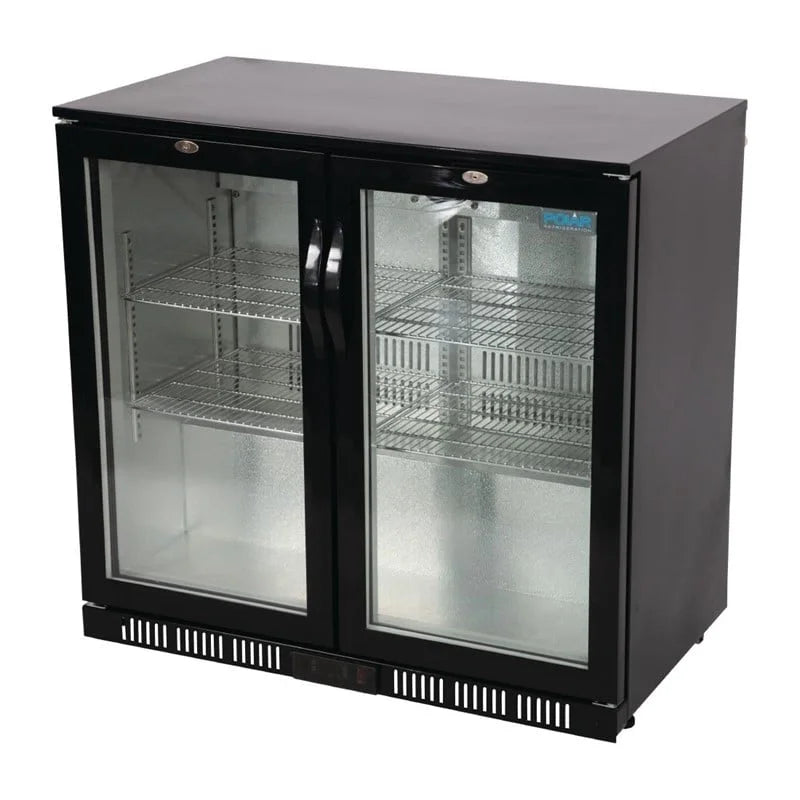Polar Serie G Barkühlschrank mit 2 Klapptüren 198L