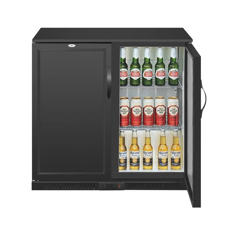 Polar G-Serie Barkühlschrank mit 2 verdeckten Klapptüren 208 Liter
