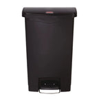 Rubbermaid Slim Jim Front Step Pedaleimer schwarz 50L