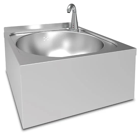 Mastro Handwaschbecken Ø 390 mm für Wandmontage mit elektronischer Armatur