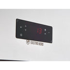 Gastronomie Tiefkühlschrank ECO 1400 GN 2/1 Monoblock, 1350 Liter Kühlraumvolumen, 6 verstellbare Einlegeböden, Robuste Bauweise, Edelstahl