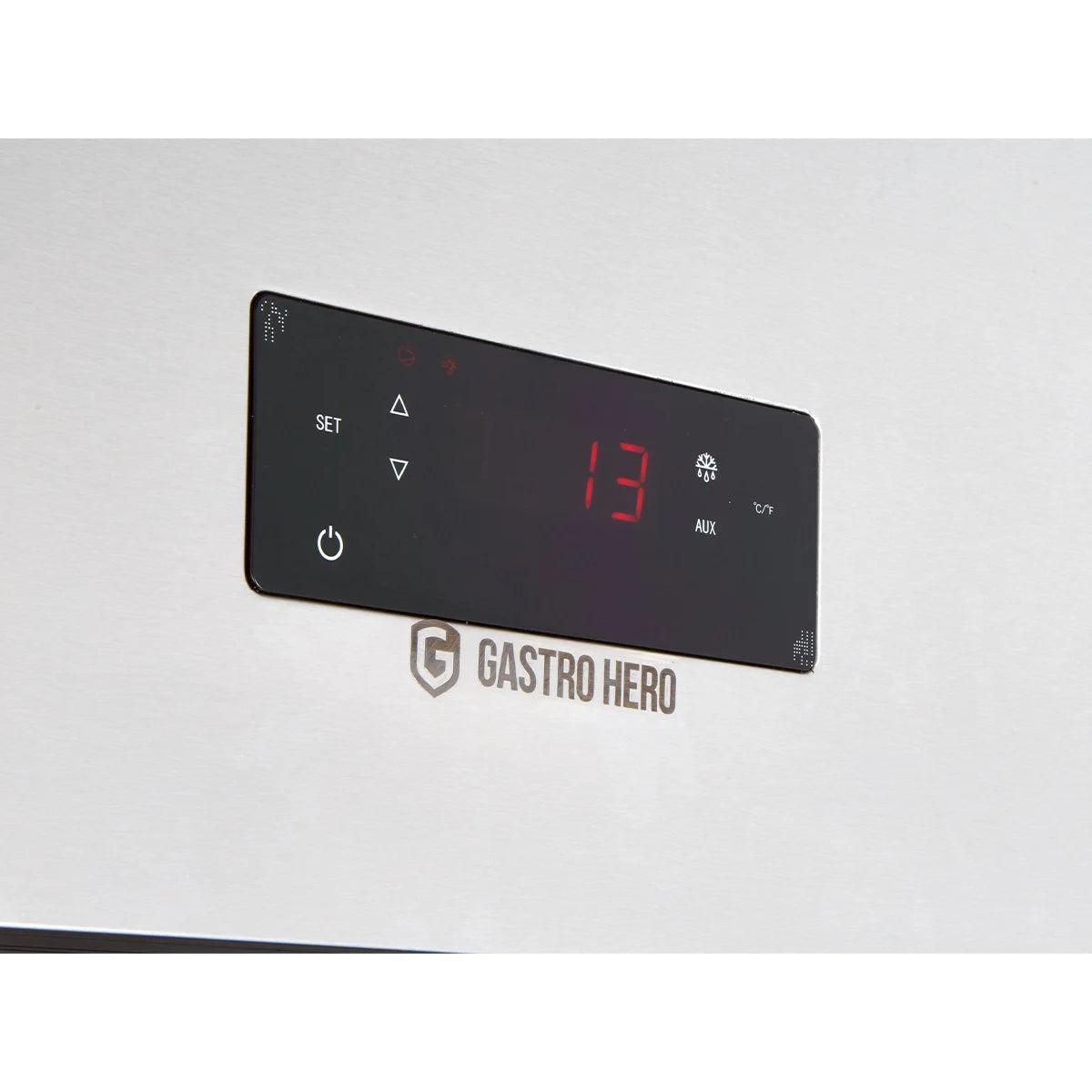Gastronomie Kühlschrank ECO 1400 GN 2/1 Monoblock, 1350 Liter Kühlraumvolumen, 6 verstellbare Einlegeböden, Robuste Bauweise, Edelstahl