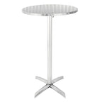 Bolero runder klappbarer Stehtisch Edelstahl 60cm