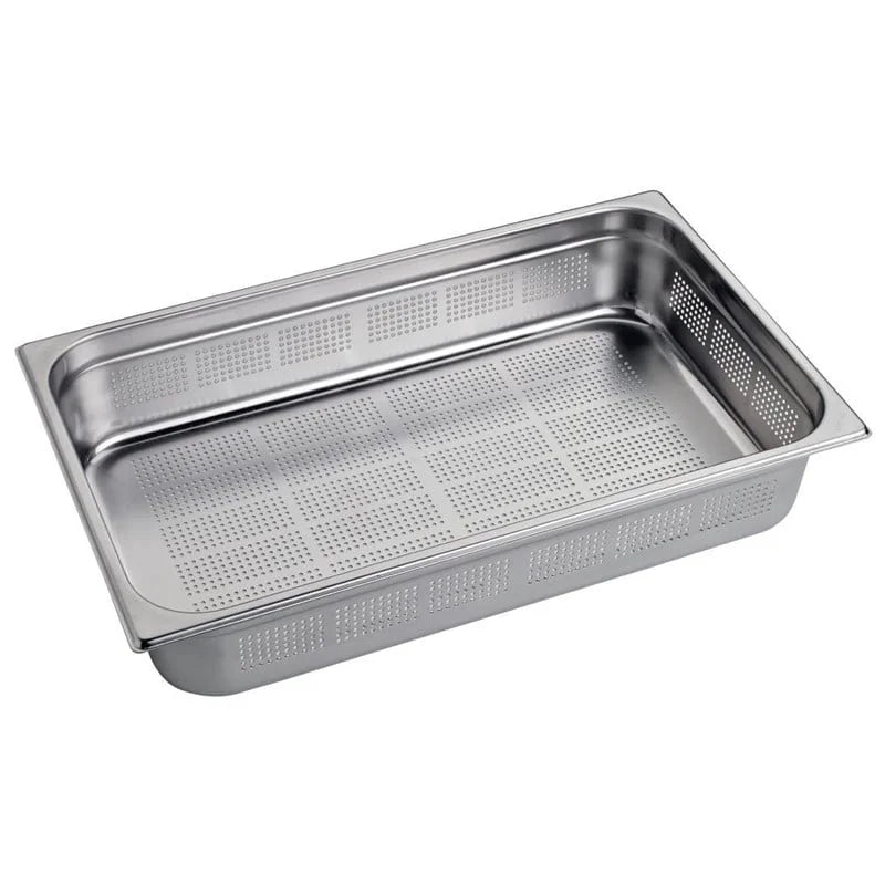 Gastro-M Edelstahl GN-Behälter GN1/1 100mm gelocht