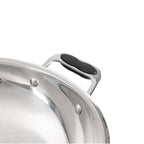 Edelstahl Wokpfanne Ø 360 mm