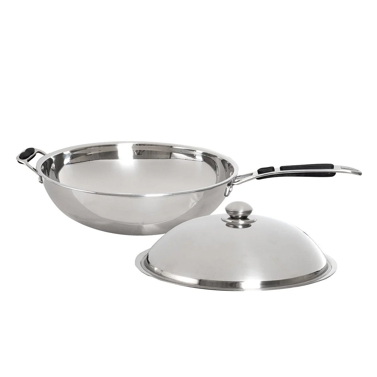 Edelstahl Wokpfanne Ø 360 mm
