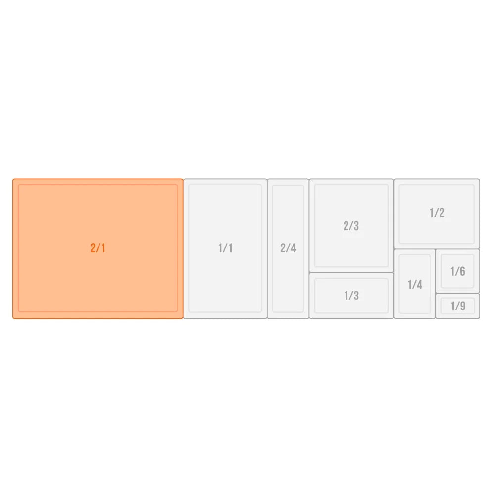 Vogue Gastronormbehälterdeckel ECO GN 2/1