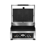 GMG Elektro-Kontaktgrill KG2745EDT 45x27 gerillt mit 2 Temperaturreglern
