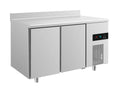 A&S Kühltisch -2 bis +8°C 1400x700x850mm mit 2 Türen u. Aufkantung