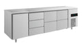 A&S Kühltisch -2 bis +8°C 2330x700x850mm mit 1x Tür, 2x zwei Schubladen und 1x 3 Schubladen (4TDZZ)