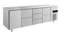 A&S Kühltisch -2 bis +8°C 2330x700x850mm mit 1x Tür, 2x zwei Schubladen und 1x 3 Schubladen (4TZDZ)