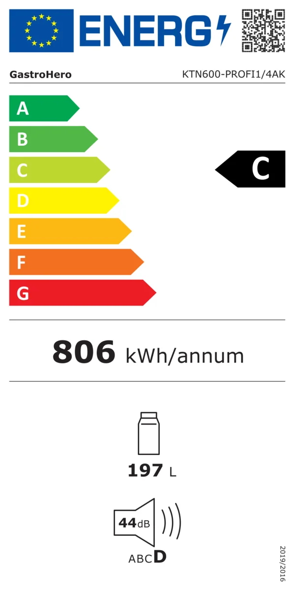 Kühltisch Profi 600 1/4 Superior mit Aufkantung