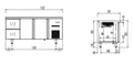 Kühltisch Profi 2/2 Superior - GN 1/1
