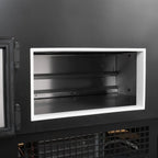 Kühltheke TITAN 997 mm schwarz, LED-Beleuchtung, gekühlter Unterbau