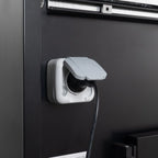 Kühltheke TITAN 997 mm schwarz, LED-Beleuchtung, gekühlter Unterbau