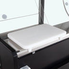 Kühltheke TITAN 1935 mm schwarz, LED-Beleuchtung, gekühlter Unterbau