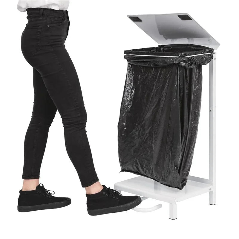 Jantex Abfallsackhalter weiß