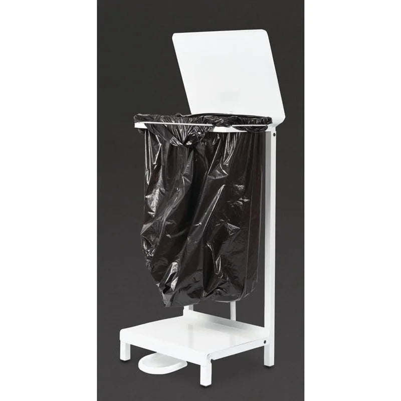 Jantex Abfallsackhalter weiß