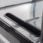 Kühlvitrine ECO 160 Liter, 880 mm, mit LED-Beleuchtung und 2 Ablagen