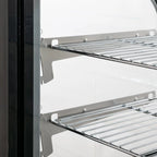 Kühlvitrine ECO 160 Liter, 880 mm, mit LED-Beleuchtung und 2 Ablagen