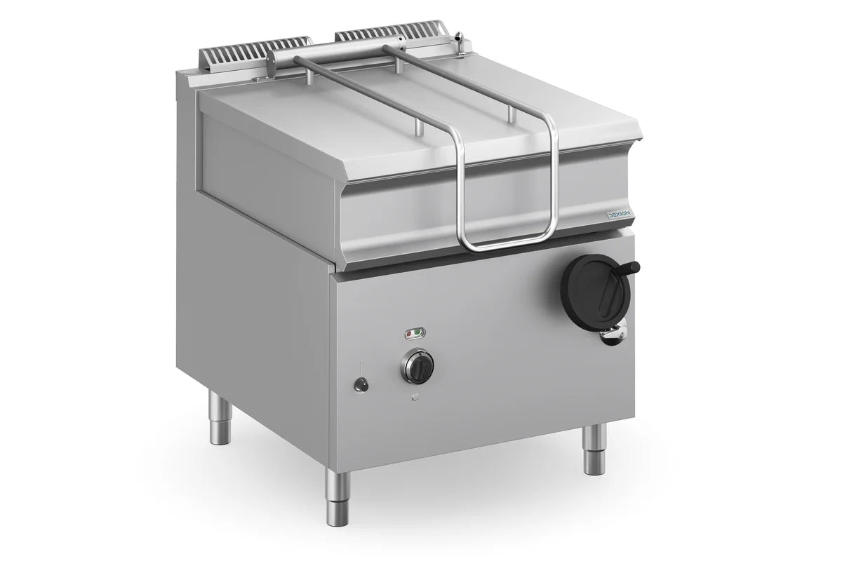 Gas Kippbratpfanne Dexion Lux 980 - 80/90 80 Liter - handbetriebene Neigung