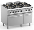 Gasherd Dexion Lux 700 - 110/73 mit Gasbackofen - 6 Kochstellen - 39 kW