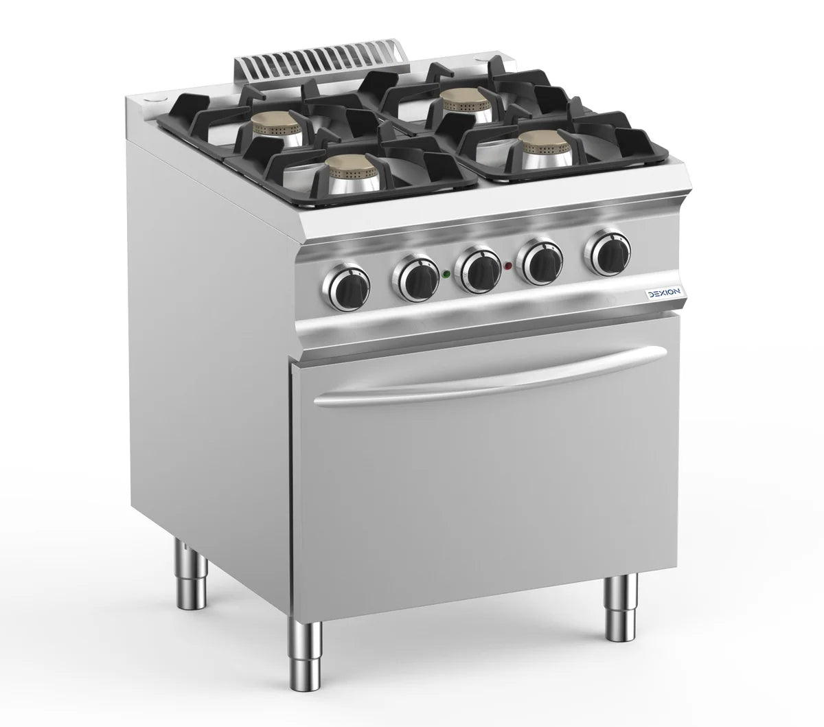 Gasherd Dexion Lux 700 - 70/73 mit Elektrobackofen - 4 Kochstellen - 22 kW