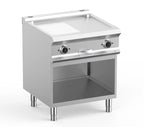 Elektrogrillplatte Dexion Lux 700 - 70/73 - ½ glatt, ½ gerillt - 10 kW