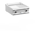 Elektrogrillplatte Dexion Lux 700 - 70/73 - ½ glatt, ½ gerillt - Tischgerät - 10 kW