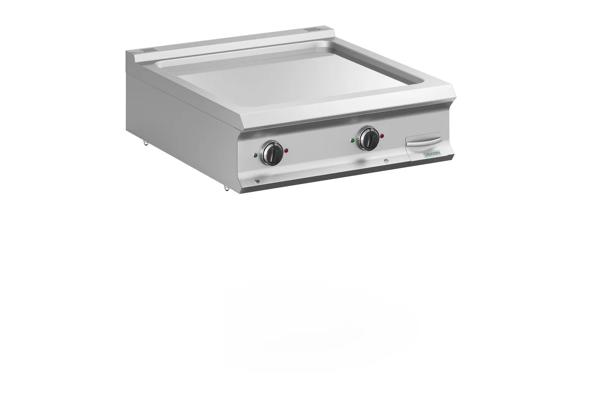 Elektro-Grillplatte Dexion Lux 980 - 80/90 - glatt, verchromt Tischgerät - 14 kW