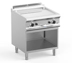 Gasgrillplatte Dexion Lux 700 - 70/73 - glatt, verchromt - 14 kW