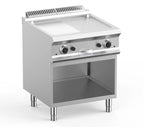 Gasgrillplatte Dexion Lux 700 - 70/73 - ½ glatt, ½ gerillt - 14 kW