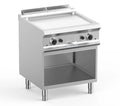 Gasgrillplatte Dexion Lux 700 - 70/73 - gerillt - 14 kW