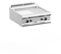 Gasgrillplatte Dexion Lux 700 - 70/73 - ½ glatt, ½ gerillt - Tischgerät - 14 kW