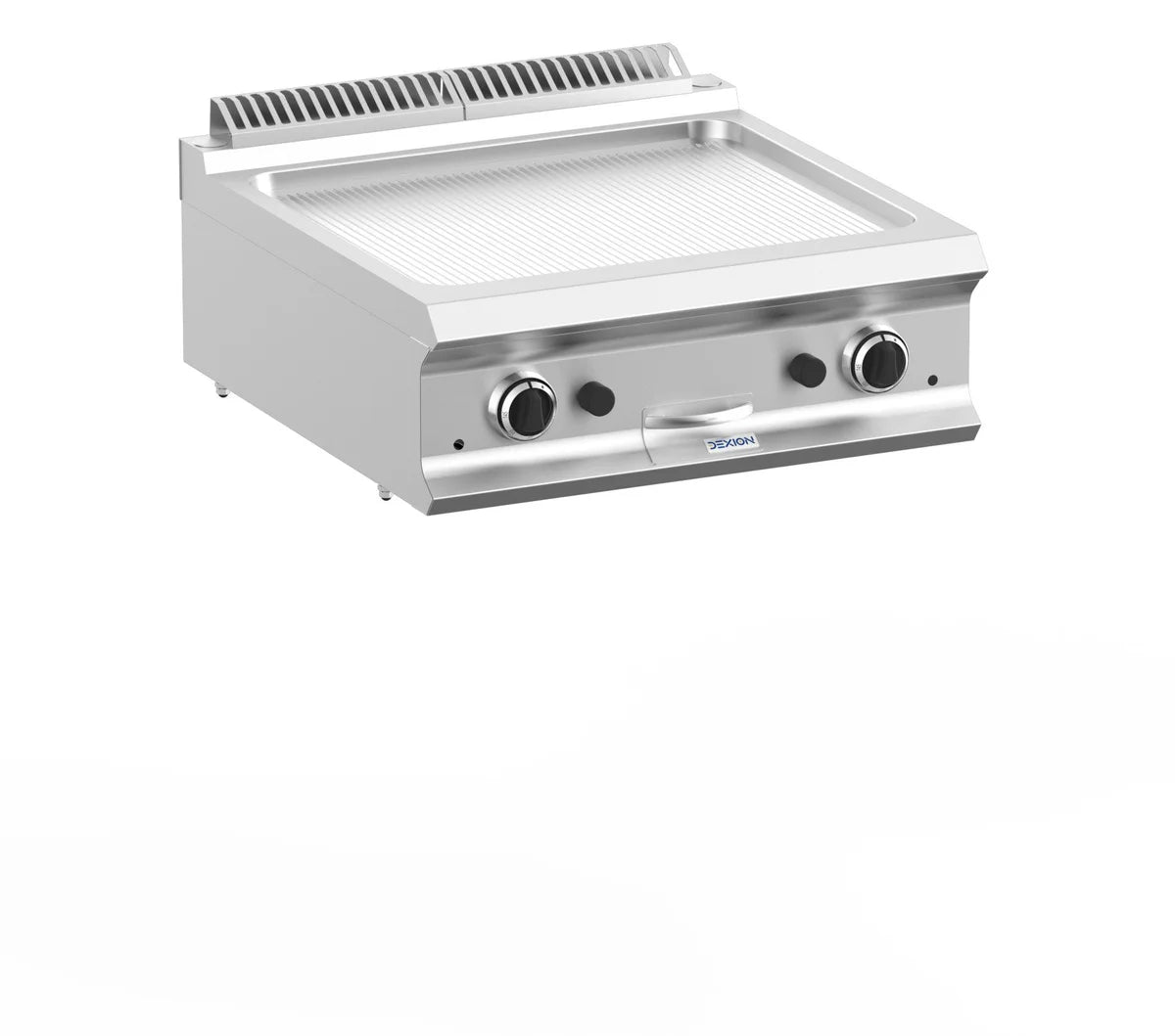 Gasgrillplatte Dexion Lux 700 - 70/73 - gerillt - Tischgerät - 14 kW